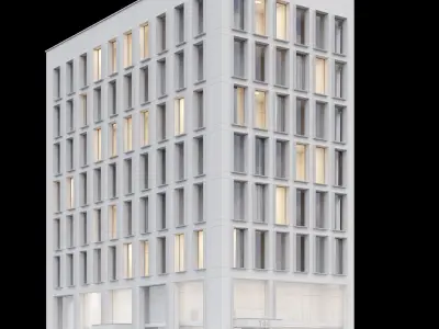 Modern building  3 3D model