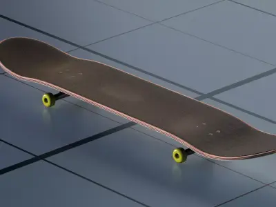 Skateboard PBR 3D model