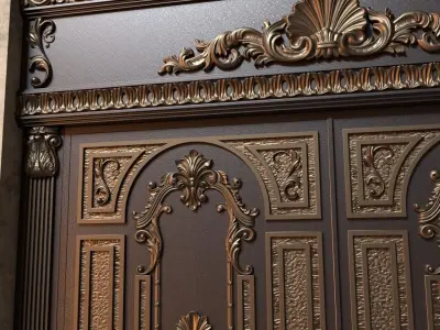 Gate rg13 Low-poly 3D model