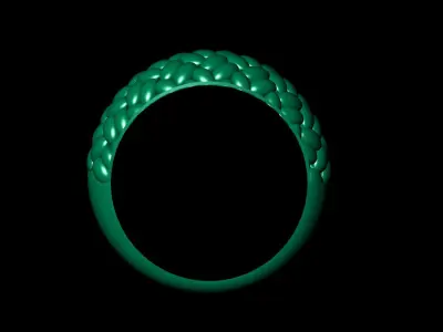 DIANA woman ring 3D print model