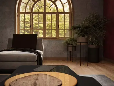Livingroom Design 3d Scene 3D model