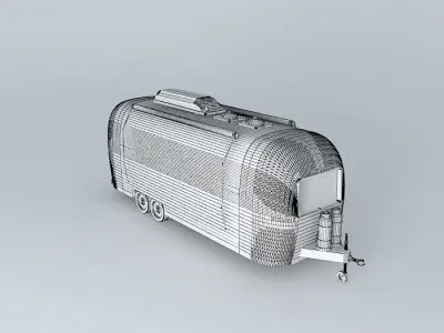 Airstream Caravan Dummy Free 3D model