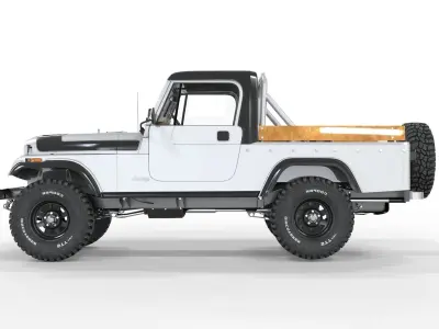 1985 Jeep CJ8 Scrambler 3D model