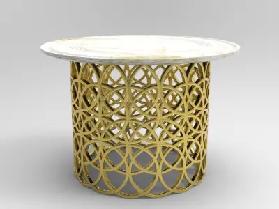 Nergo Side Table 3D model