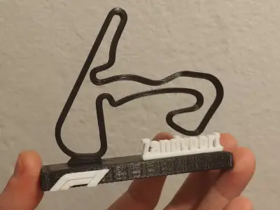 F1 Circuit Zandvoort 3D print model