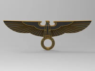 eagle 3D print model 7