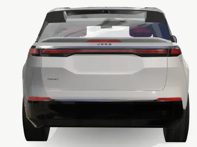 Jeep Wagoneer S Low-poly 3D model