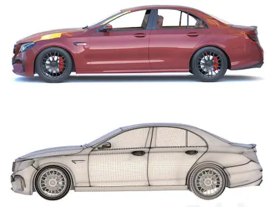 Mercedes-AMG E63 S 3D model