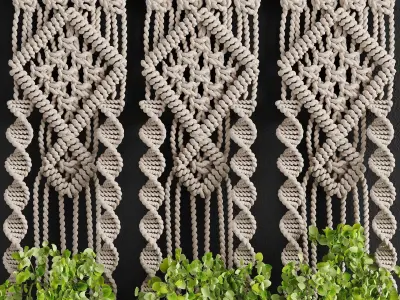 Macrame Planter 3D model