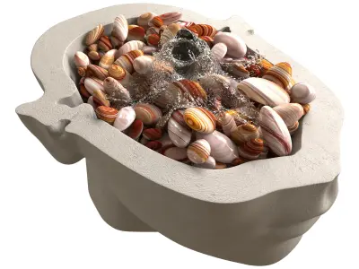 Face Fountain 3D model