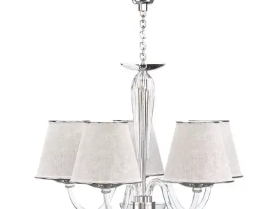 Wranovsky chandelier Low-poly 3D model
