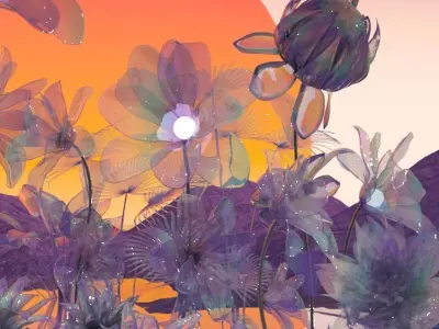 Floristry Fine art display 3D model