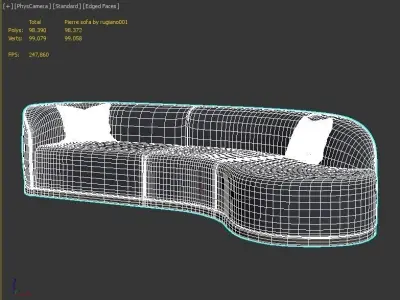 Pierre sofa 3D model