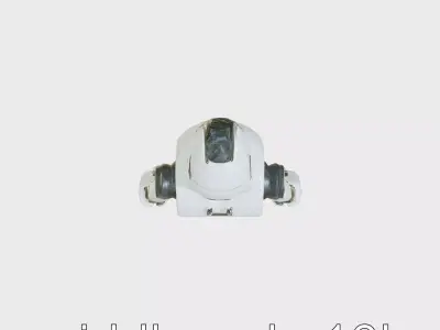 Advanced Humanoid Robot Model for Sci-Fi Projects Low-poly 3D model