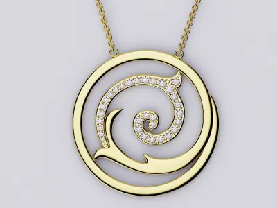 Pendant LC Versailles Diamonds 3D print model