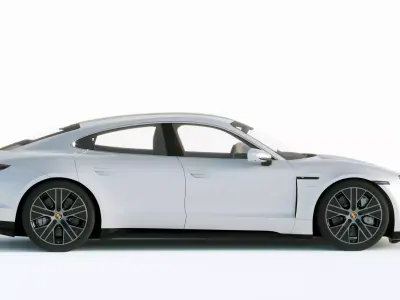 Porsche Taycan Turbo 2020 3D model