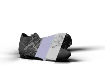 Football Boots Low-poly 3D model