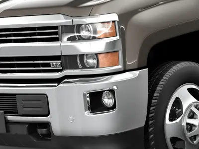 Chevrolet Silverado HD CG 2015 Long 3D model