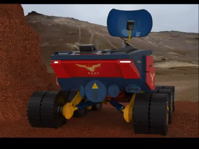 Exploration Rover 3D print model