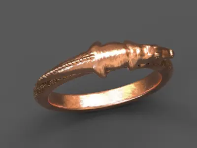 High-Quality 3D Ring Model Low-poly 3D model 15