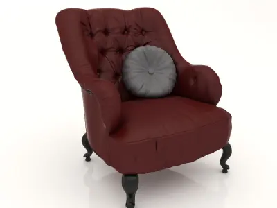 Interior Sofa Armchair 22 - For CNC and Interior 3D model