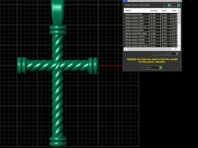 rope cross model 693 3D print model