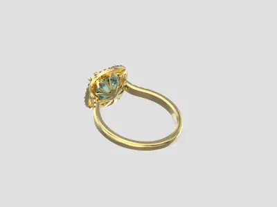 R 207 Halo ring 3D print model