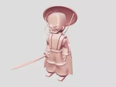 Funny Dummy Warrior 3D print model