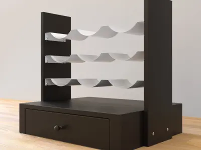 RACK WINE 3D model