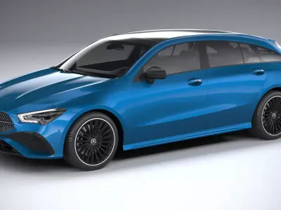 Mercedes-Benz CLA Shooting Brake 2024 3D model