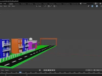 building of goa 3D model