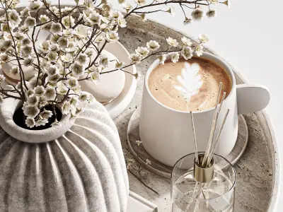 Decorative set20 3D model buy