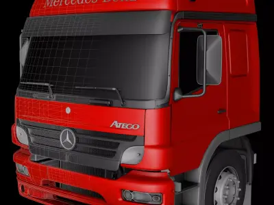 Mercedes-Benz Atego 2425 Low-poly 3D model