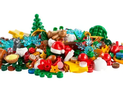 TwindBricks3D - 40609 Christmas Fun VIP Add-On Pack 3D print model