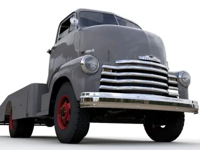 CHEVY COE TOW TRUCK 1949 3D model