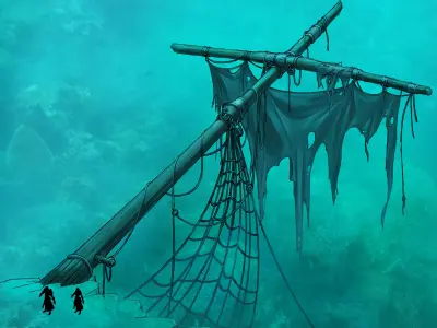 Gamr  Shipwreck - Broken Mast 3D model