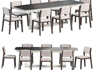 Adria Dining Table 3D model