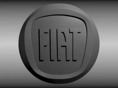 Fiat logo 3D model