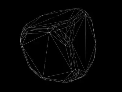 Dice Pick Ups Low-poly 3D model