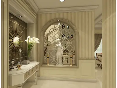 first floor home design 3D model