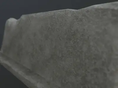 Road Block Free low-poly 3D model