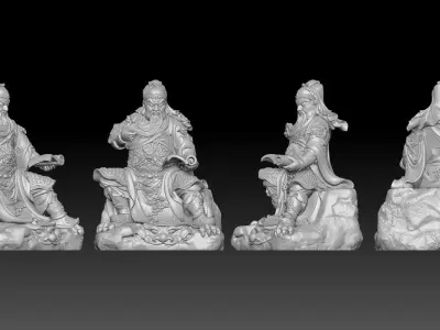 Guan Yu 3D print model