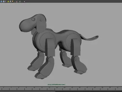 robot dog 3d model 3D model