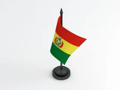 Table Flag Bolivia 3D model