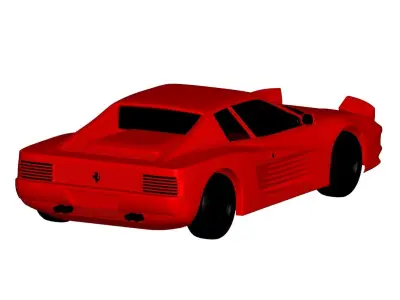Ferrari Testarossa  3D model