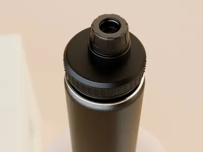 Water Bottle Low-poly 3D model get