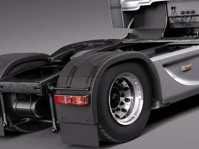 Mercedes Actros Truck 2014 3D model