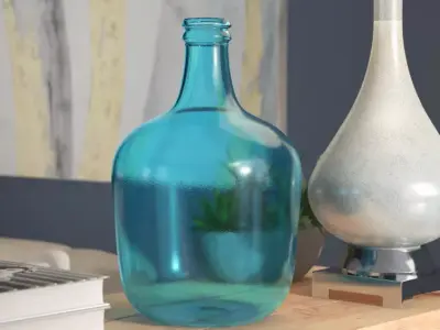 Decorative Bottle Free 3D model