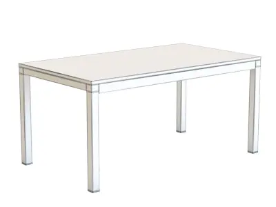 Scavolini Industrial Action Dining Table Medium Free 3D model