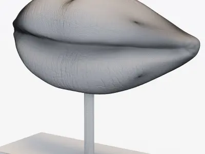 Figurine Lips 3D print model